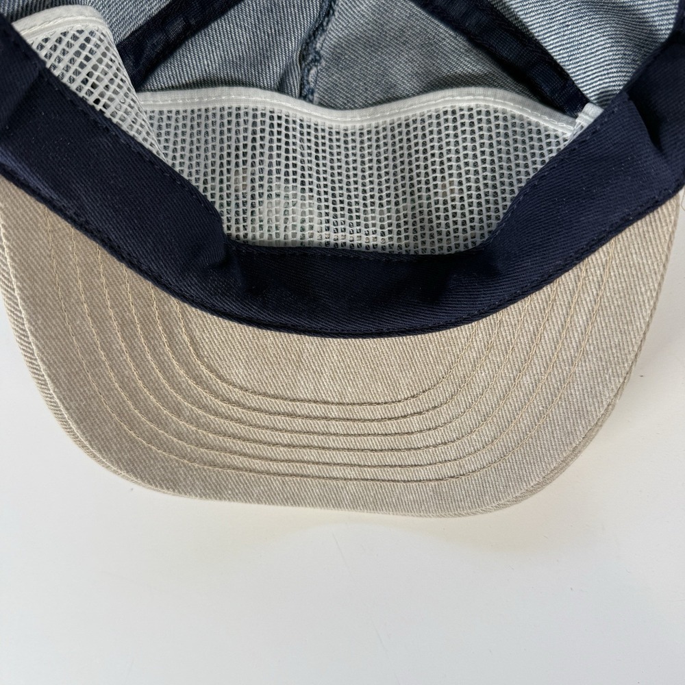 Vintage Cap America Denim Dad Hat Decatur Wire Die LLC Made in USA 90s Promo Cap - Picture 10 of 11